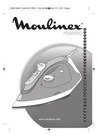 Návod MOULINEX MAESTRO IM3140M0 žehlička