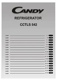 CANDY CCTLS 542 - Kylskåp