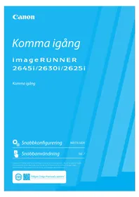 Bruksanvisning CANON IMAGERUNNER 2645I Skrivare