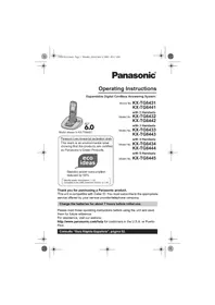 PANASONIC KX-TG6443 - Teléfono inalámbrico
