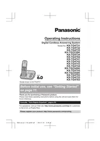 PANASONIC KX-TG4745 - Teléfono inalámbrico