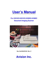 AVISION AV815C - Scanner