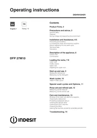 INDESIT DFP 27M10 EU - Bulaşık makinesi