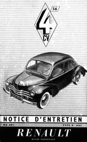 RENAULT 4 CV - Voiture