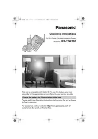 PANASONIC KX-TG2388 - Cordless phone