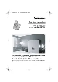 PANASONIC KX-TCD202E - Cordless phone
