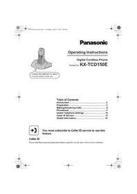 PANASONIC KX-TCD153E - Cordless phone