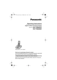 PANASONIC KX-TG6482E - Cordless phone