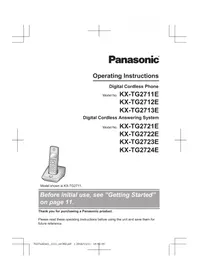 PANASONIC KX-TG2724E - Cordless phone