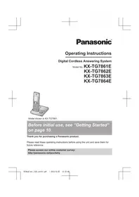 PANASONIC KX-TG7863E - Cordless phone