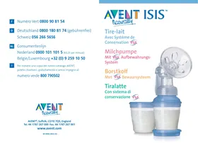 TIRE-LAIT MANUEL ISIS AVEC SYTEME DE CONSERVATION VIA AVENT