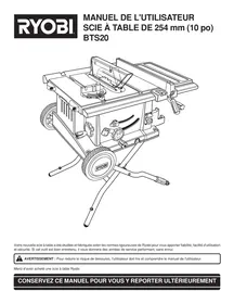 RYOBI BTS20 - Scie à onglet
