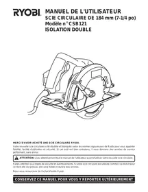 RYOBI CSB121 - Scie circulaire