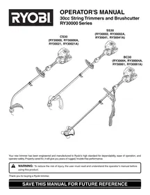 RYOBI RY30000 - Outils de jardinage