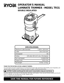TR31 RYOBI