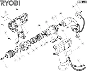 RYOBI BDT96 - Outils électriques
