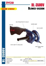 BL-3500V RYOBI