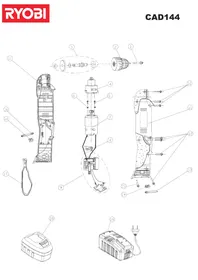 RYOBI CAD144 - Outils électriques