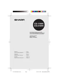 SHARP CS-1194H - Calculadora