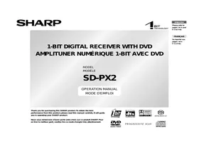 SHARP SD-PX2 - AV amplifier