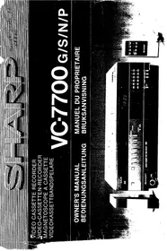SHARP VC-7700S - Aspirateur