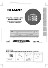SHARP VC-A560U/H960U/H961U - Aspirateur