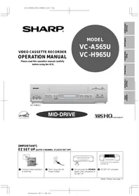 SHARP VC-A565U/H965U - VCR