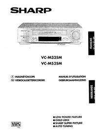 SHARP VC-M33SM/M53SM - Caméscope