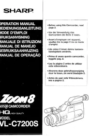 SHARP VL-C7200S - Caméscope
