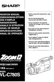 SHARP VL-C780S - Caméscope