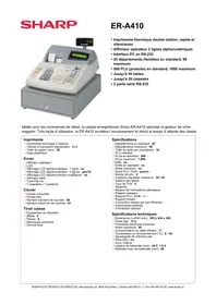 SHARP ER-A410 - Caisse enregistreuse