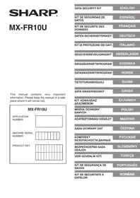 SHARP MX-FR10U - Photocopieur