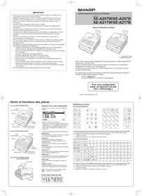SHARP XE-A207B - Caisse enregistreuse