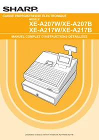 SHARP XE-A217W - Enregistreurs de caisse