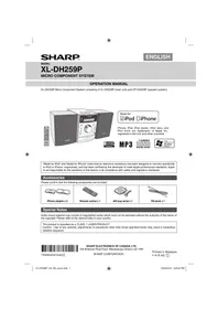 SHARP XL-DH259P - Système audio