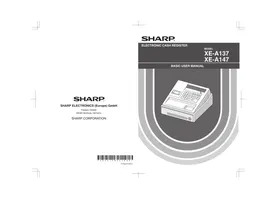 SHARP XE-A137 - Cash register