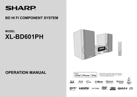 SHARP XL-BD601PH - Audio System