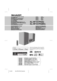 SHARP XL-HF151PHBK - Système audio