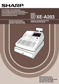 SHARP XE-A203 - Cash register