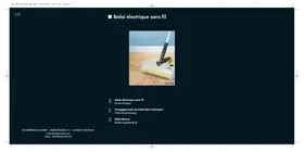 SILVERCREST KH 750 RECHARGEABLE ELECTRIC FLOOR SWEEPER - Elektrische veegmachine