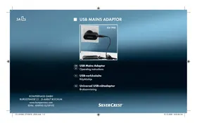 SILVERCREST KH 990 USB MAINS ADAPTOR - Power adapter