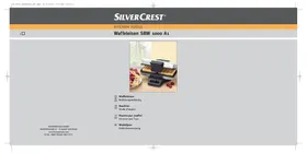 SILVERCREST SBW 1000 A1 WAFFLE MAKER - Küchengerät