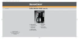SKAD 1000 A1 COFFEE MACHINE SILVERCREST