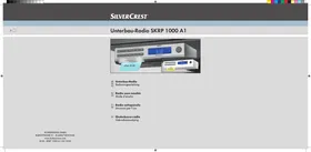 SILVERCREST SKRP 1000 A1 UNDERCUPBOARD RADIO - Radio onder kast