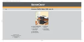 SZW 1000 A1 CINNAMON WAFFLE MAKER SILVERCREST
