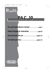 PINGUINO PAC 10 DELONGHI