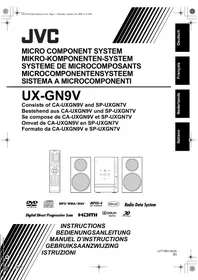 JVC UX-GN9V - Sistema audio