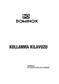 Kullanım kılavuzu Dominox DC 1060 Davlumbaz