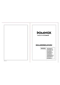 Kullanım kılavuzu Dominox DPLI 4 3 GA E C Ocak