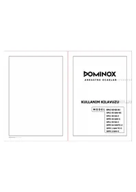 Kullanım kılavuzu Dominox DPFI 4 3 GAV E C Ocak